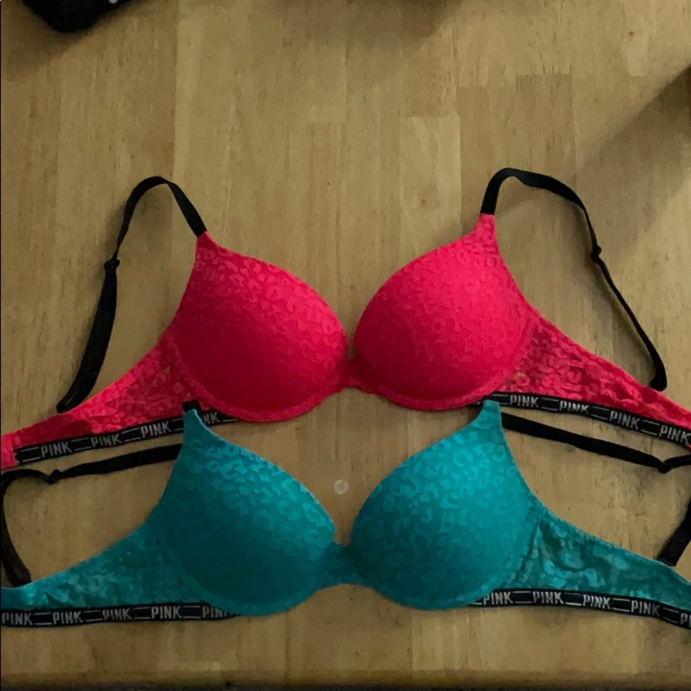 ‘PINK’ Push-Up Bras